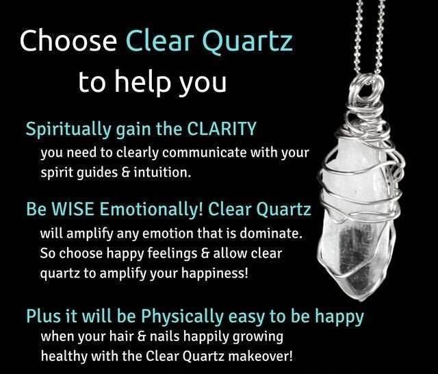 Wild Atlantic Way Quartz Crystal Necklace -