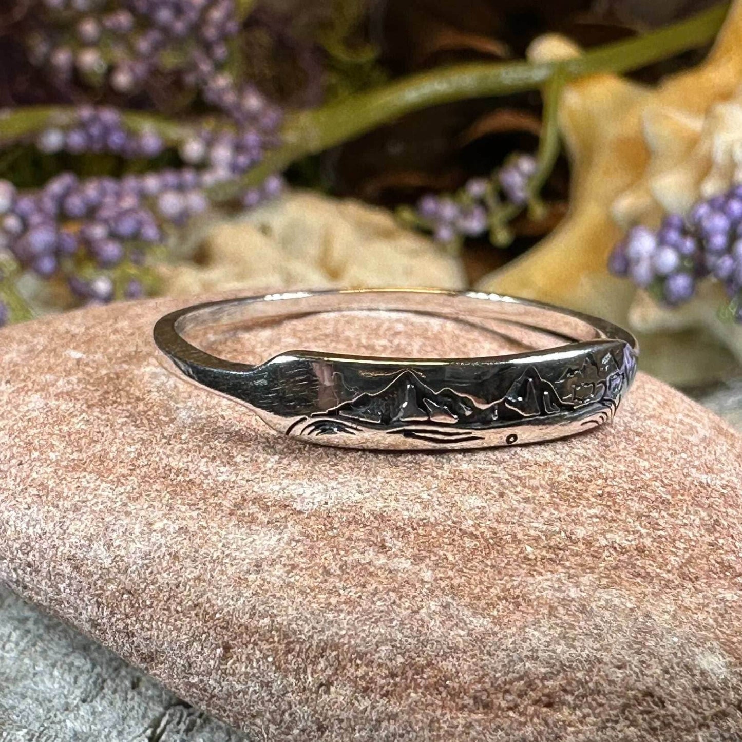 Minimalist Highland Mountain Ring - 5