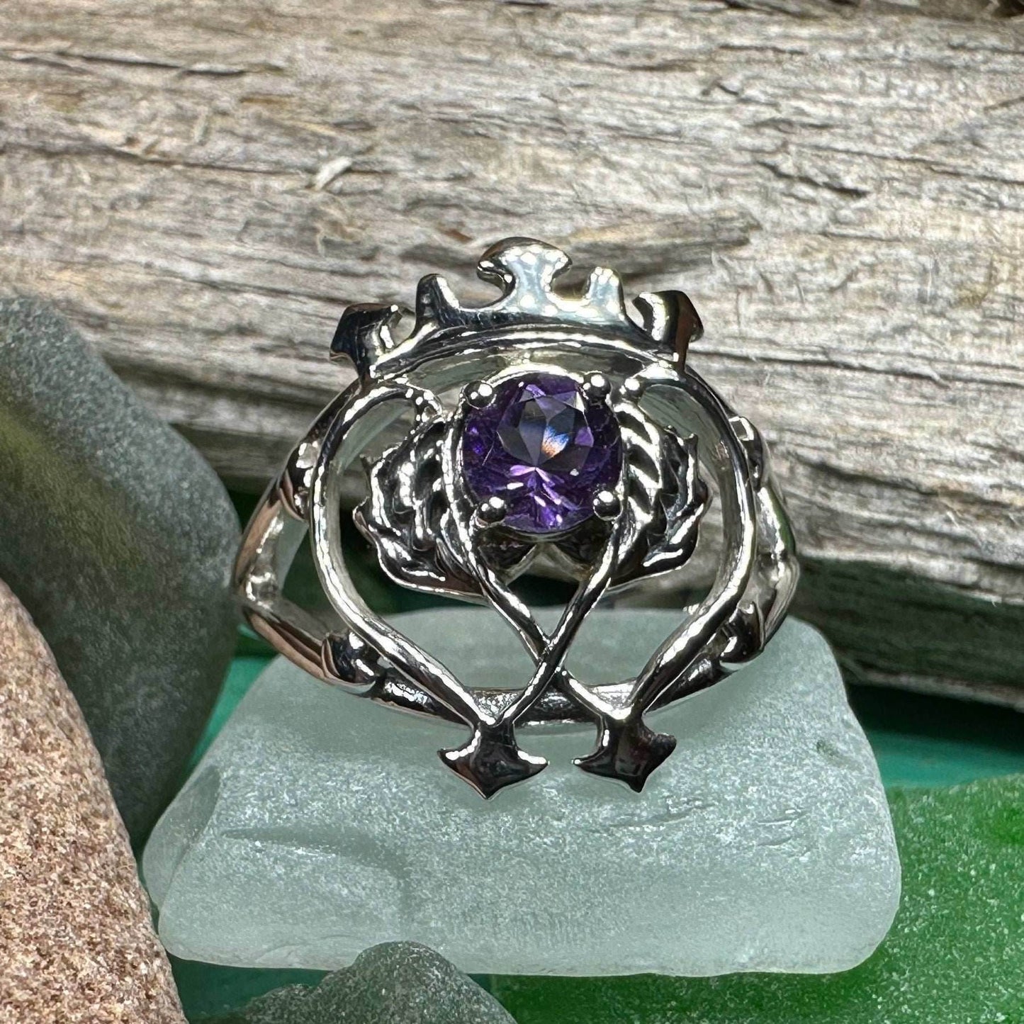 Dedication Luckenbooth Amethyst Ring - 5