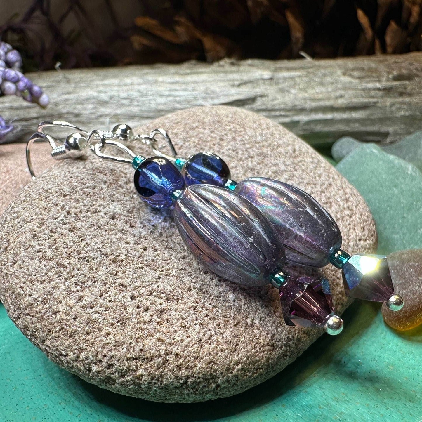 Summer Rain Crystal Earrings -