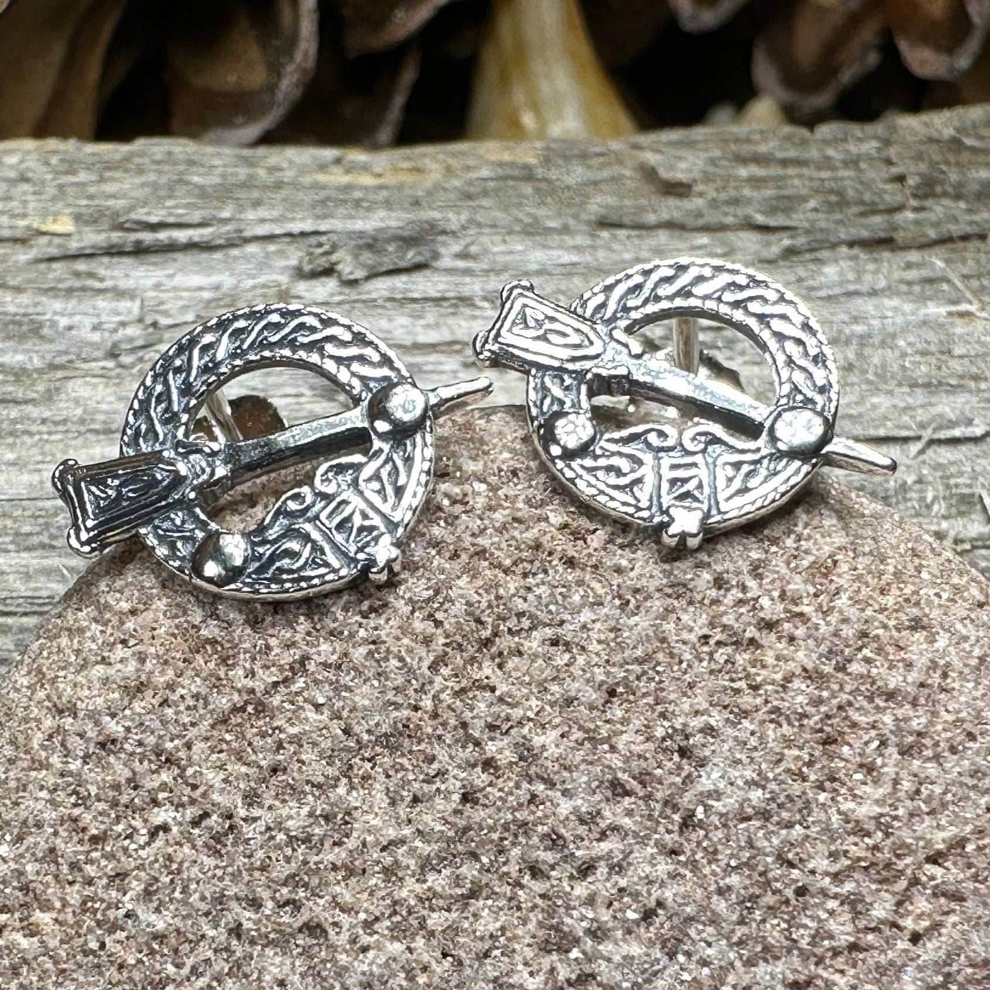 Celtic Tara Stud Earrings -