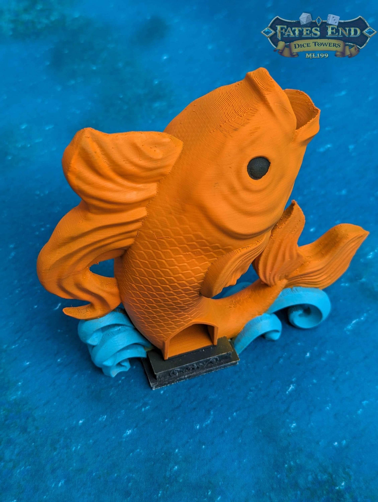 Koi Fish Dice Tower-Fate's End - Black