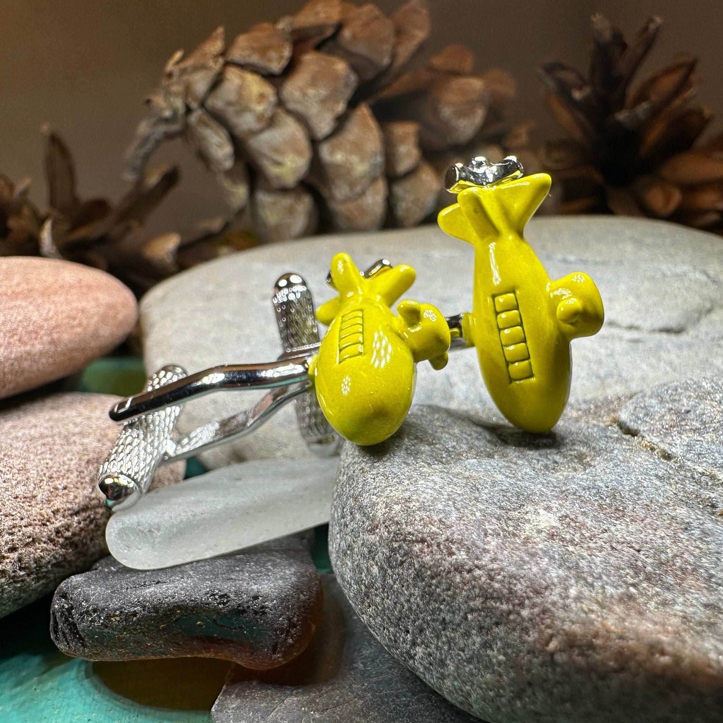 Yellow Submarine Cuff Links -