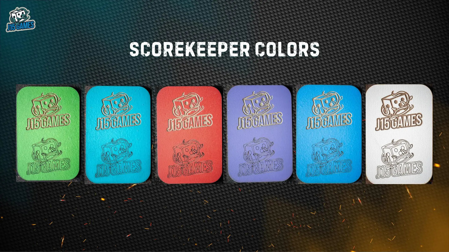 Scorekeeper - Dry Erase WH40k Score Card with CP Tracker