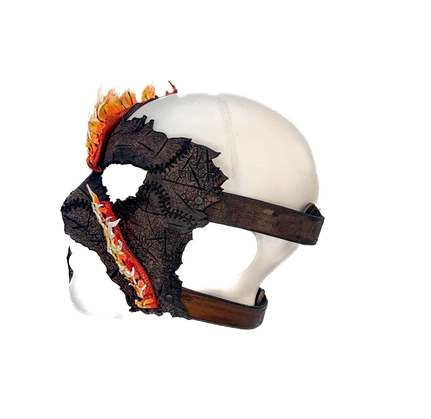 In Flames - Handmade Mask for Halloween, Performance or Cosplay Costume -