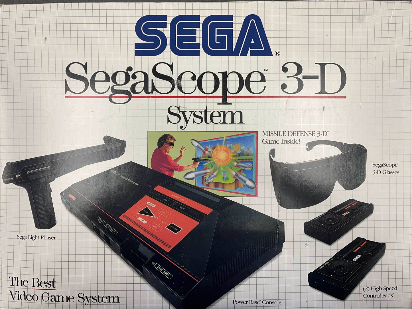 Sega Scope 3-D Bundle + Maze hunter 3-D Bundle (Sega Master System) - Game Console Only
