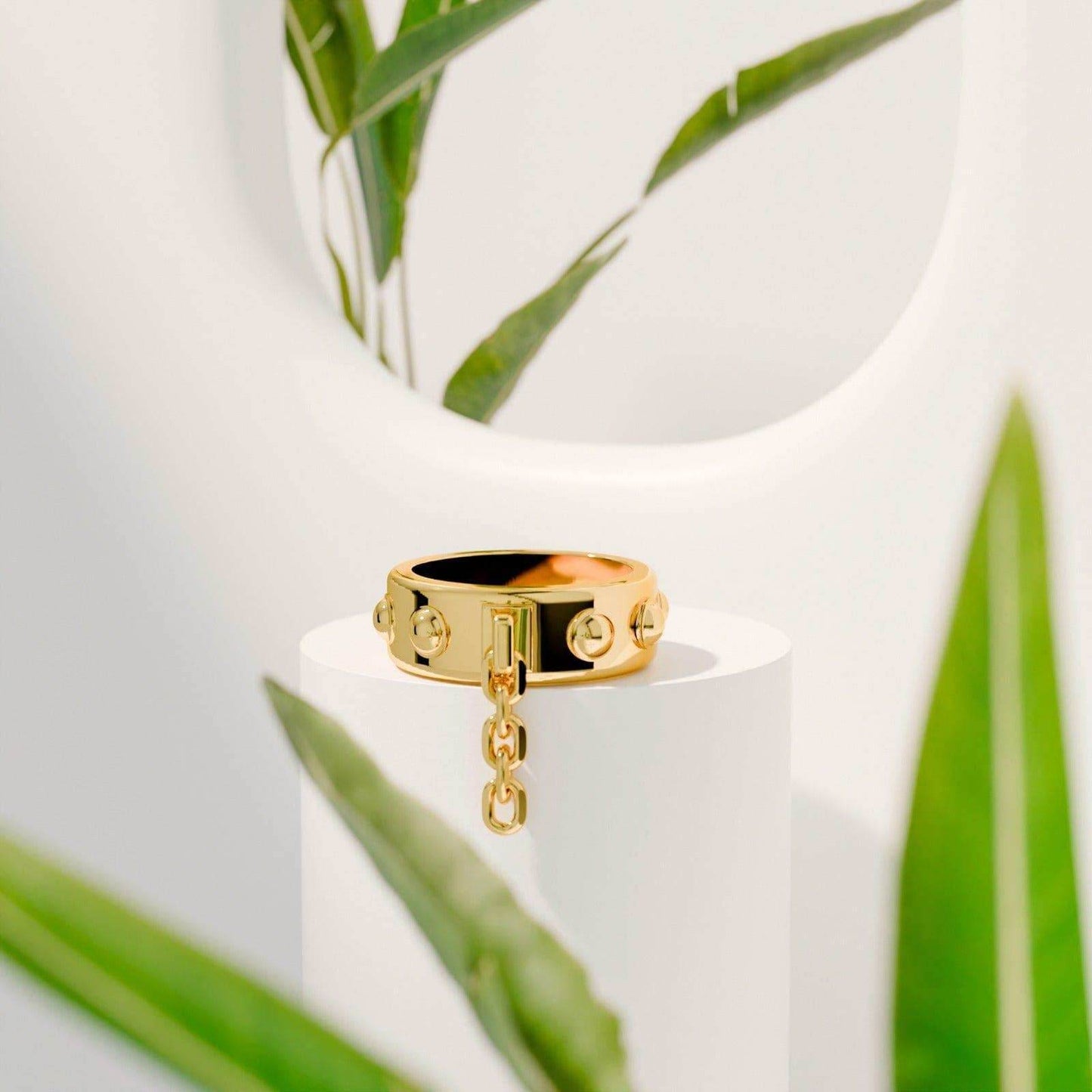 Yu-Gi-Oh!™ Exodia The Forbidden Chain Ring - Black / 8