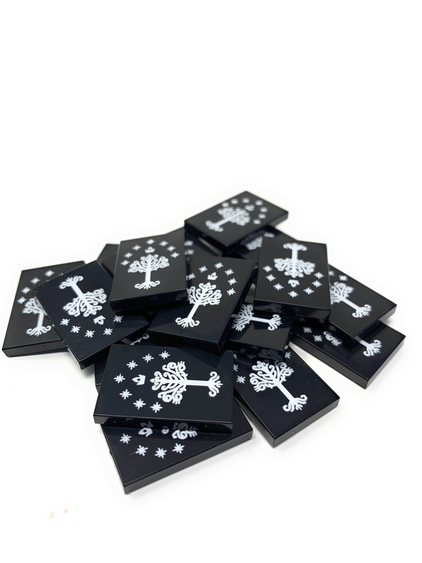 Gondor Banner (LOTR) Printed 2x3 Tile made using LEGO part - B3 Customs -