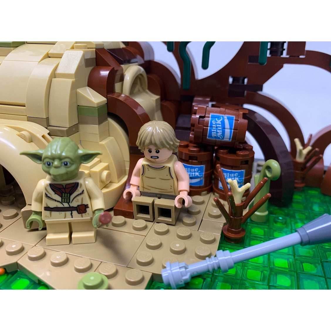 Blue Milk Barrel / Keg made from LEGO parts - B3 Customs -