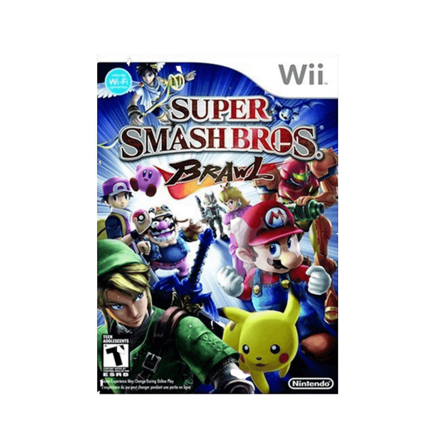 Super Smash Bros. Brawl | Wii - Vg with original case with damaged inserts