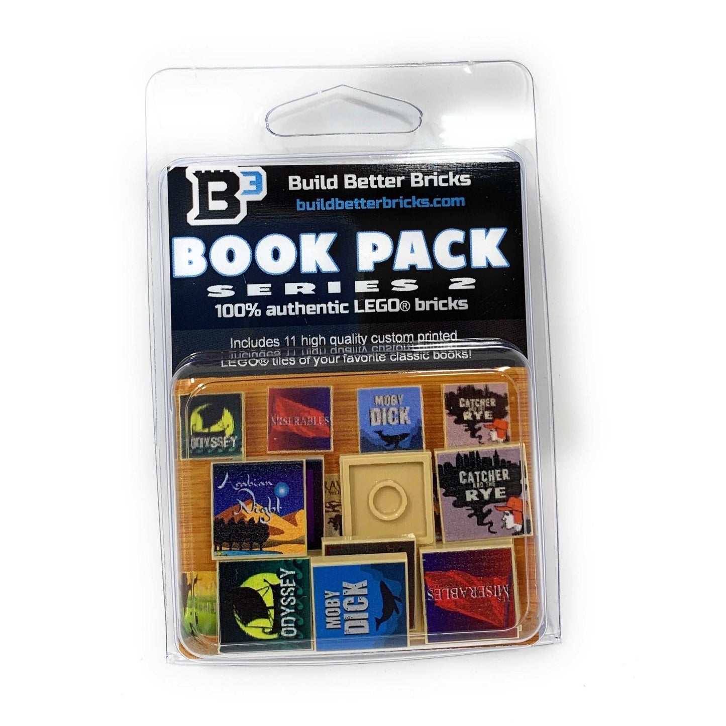 B3 Customs Classic Books Pack (Series 2) made using LEGO parts -