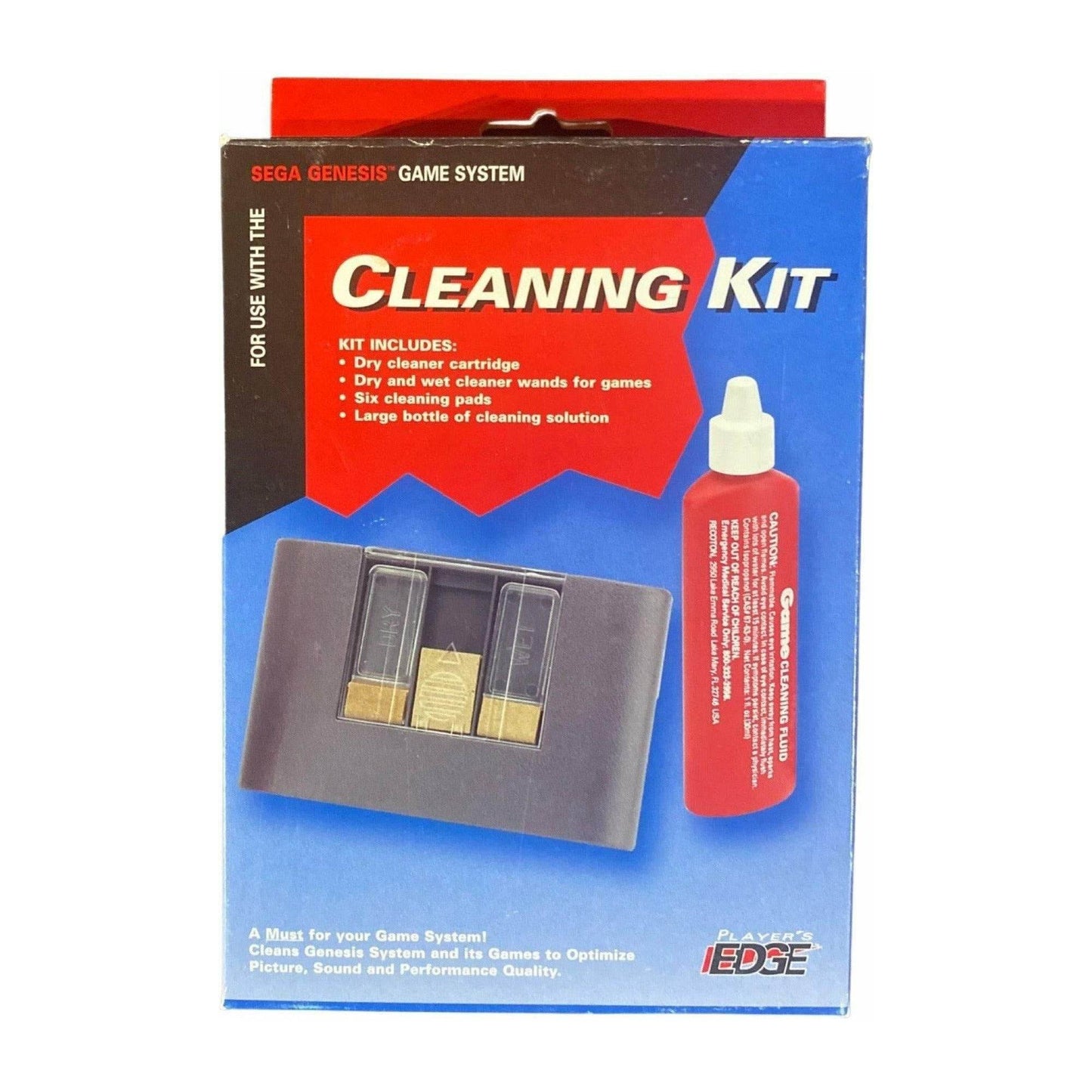 1995 Recoton V137FUN Cleaning Kit for Sega Genesis Console Game Vintage - Sega Genesis -