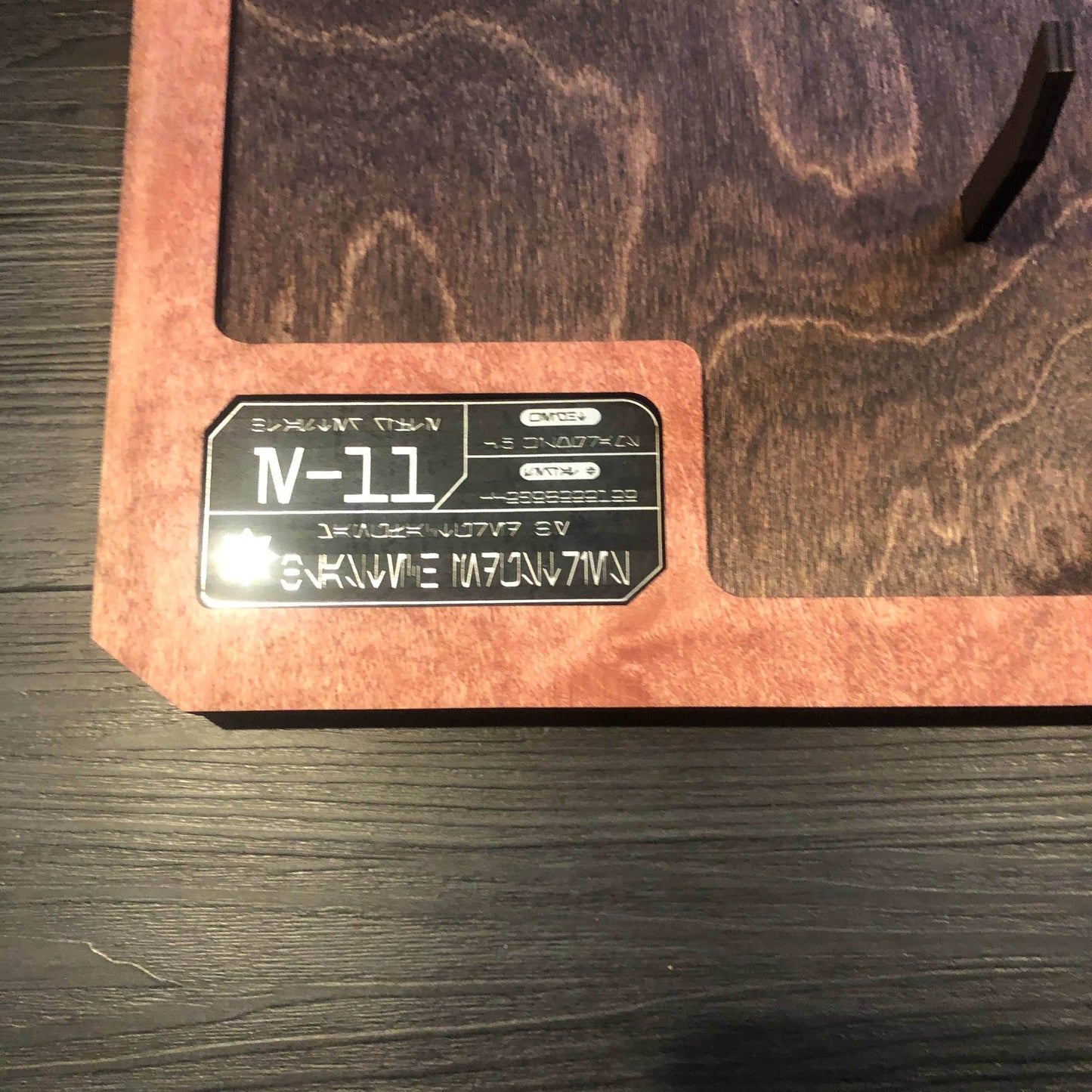 E-11 Blaster Wood Wall Mount -