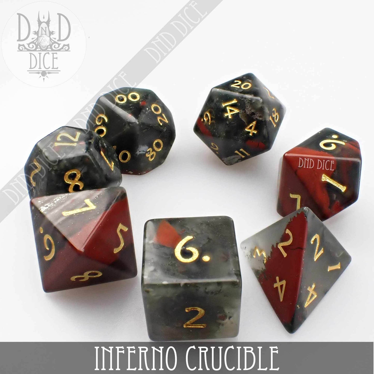 Inferno Crucible Bloodstone Dice Set (Gift Box) -