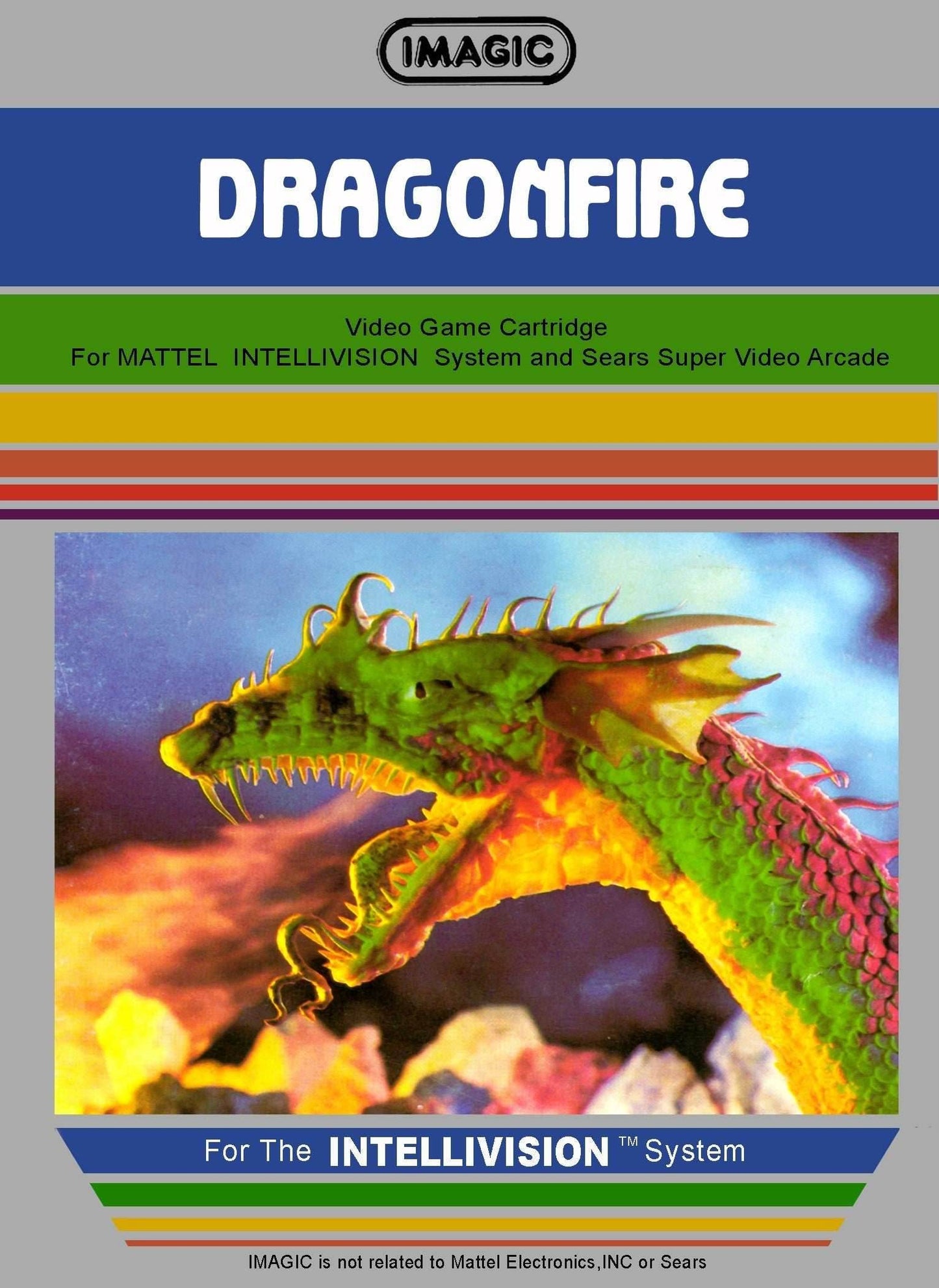 Dragonfire (Intellivision) - Game Manual Only