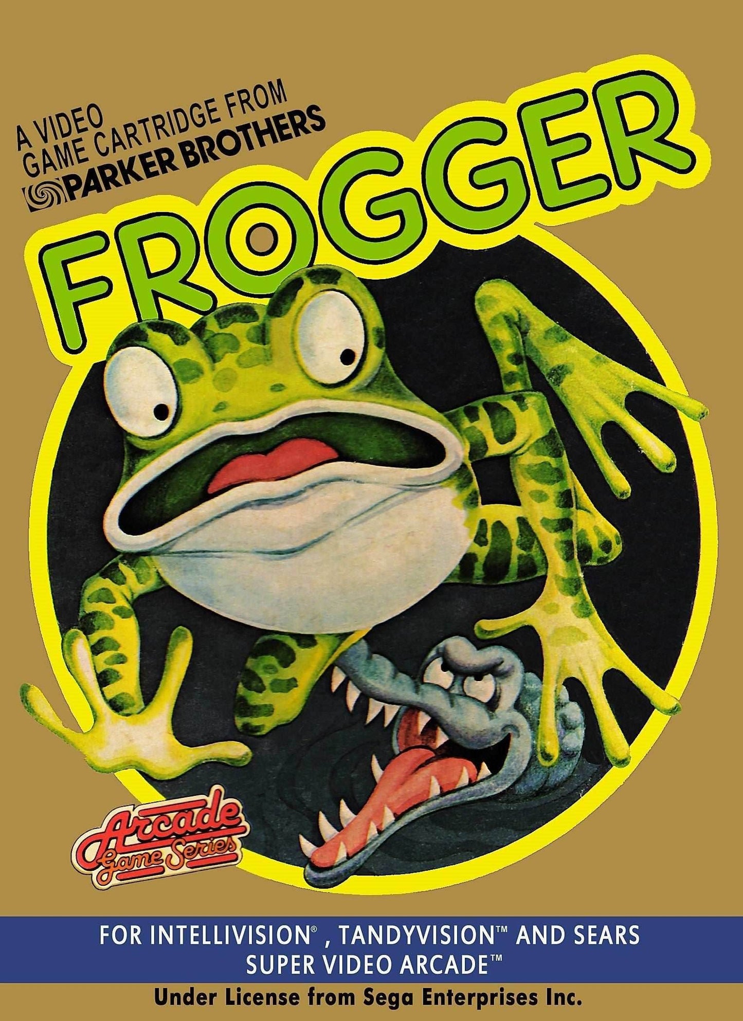 Frogger (Intellivision) - Game Manual Only