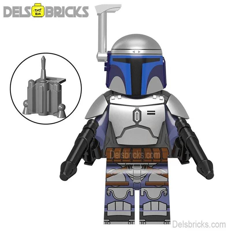 Jango Fett Mandalorian Star Wars Lego Minifigures Custom Toys -