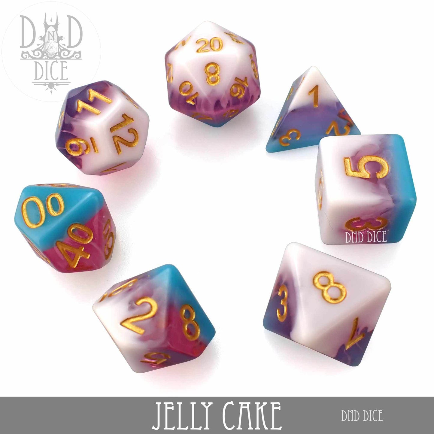 Jelly Cake Dice Set -