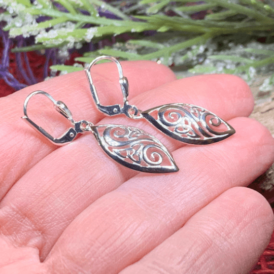 Marquise Trinity Knot Earrings -