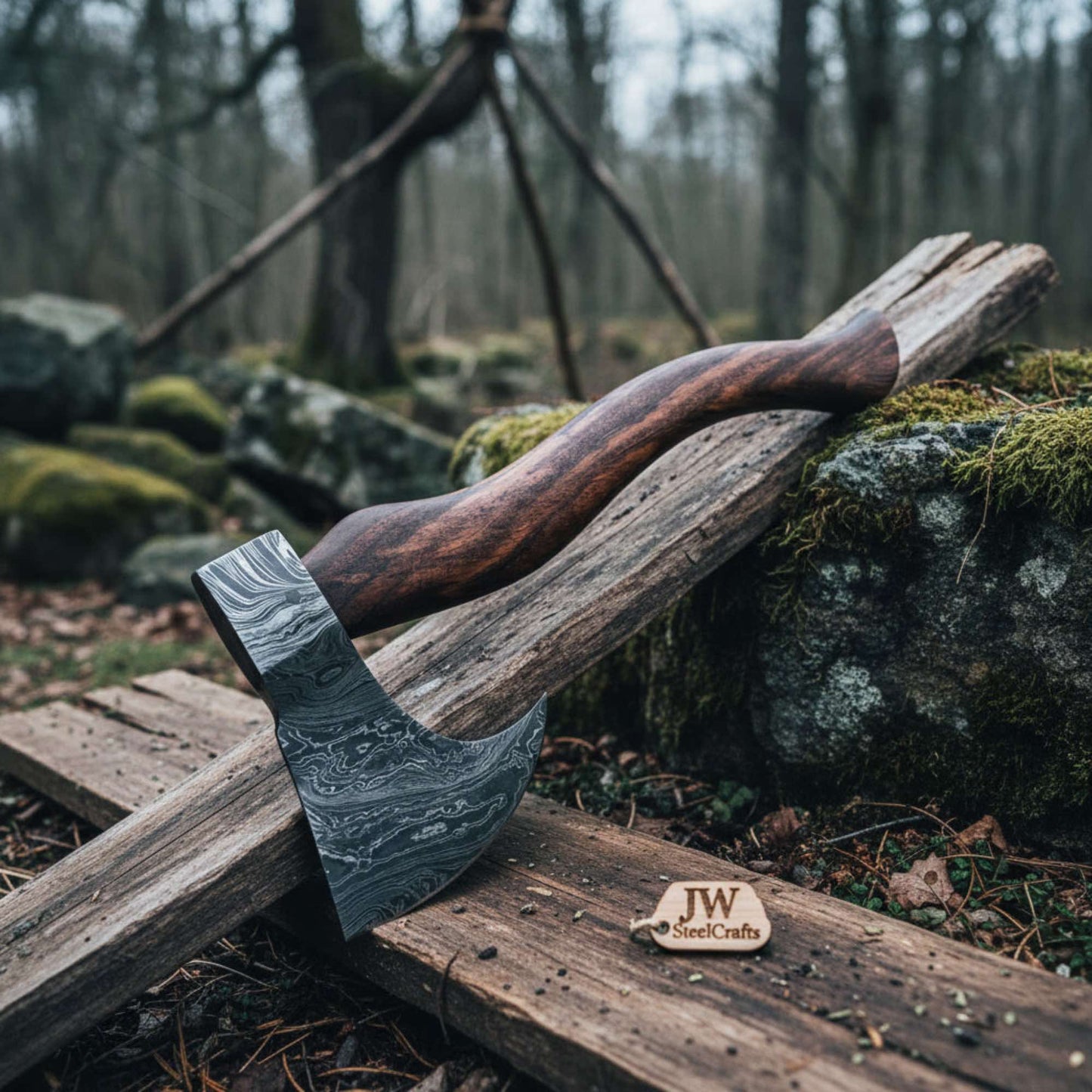 Norse Skeggøx — Compact Bearded Camp Axe (10th–11th century working pattern)