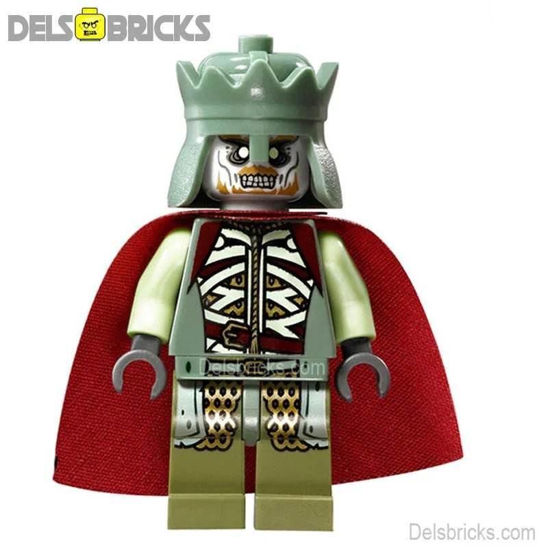 King of the Dead Lord of The Rings Lego Minifigures Custom Toys -
