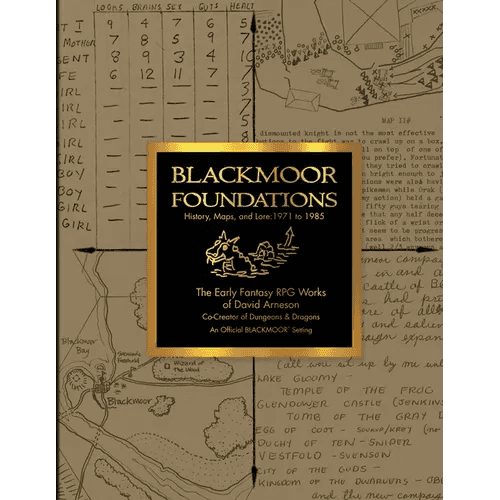 Blackmoor Foundations: The Early Fantasy RPG Works of David Arneson - Paperback -