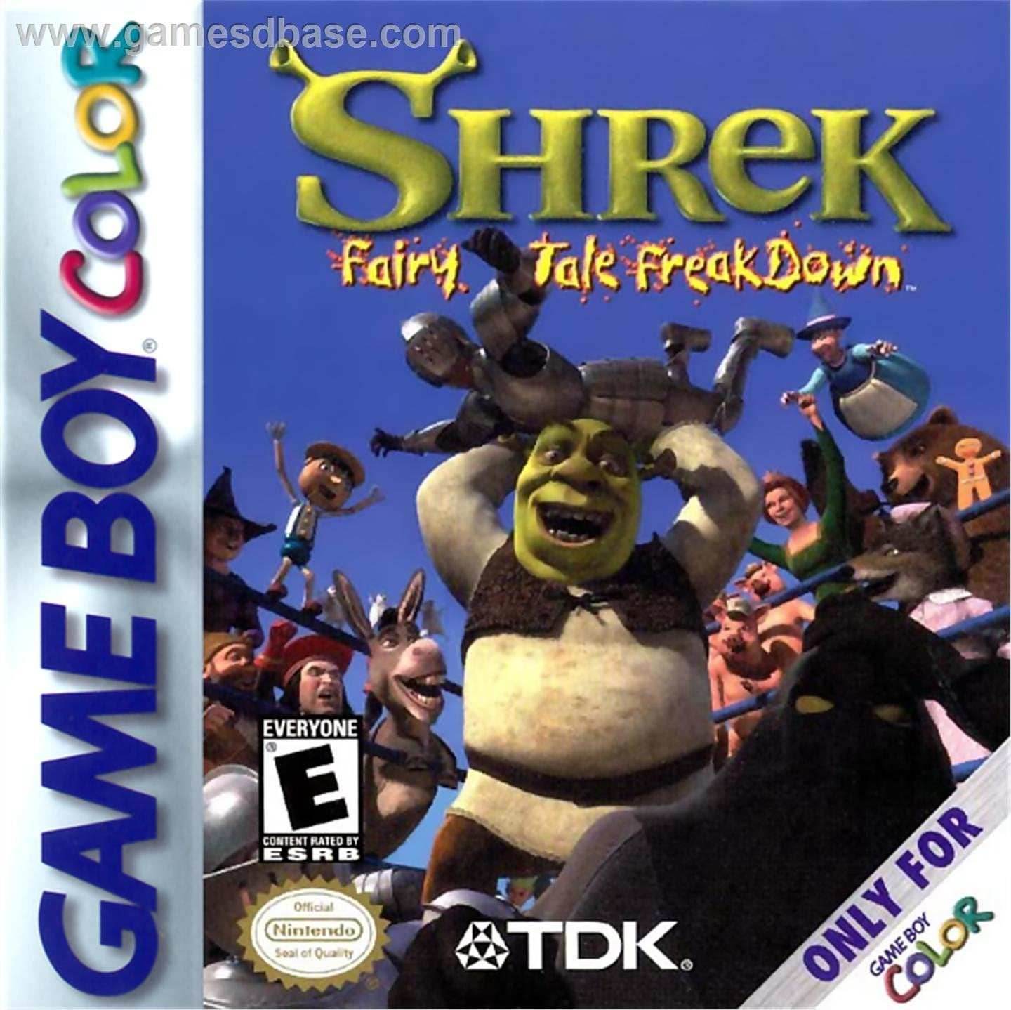 Shrek Fairy Tales Freakdown (Gameboy Color) - Game Manual Only