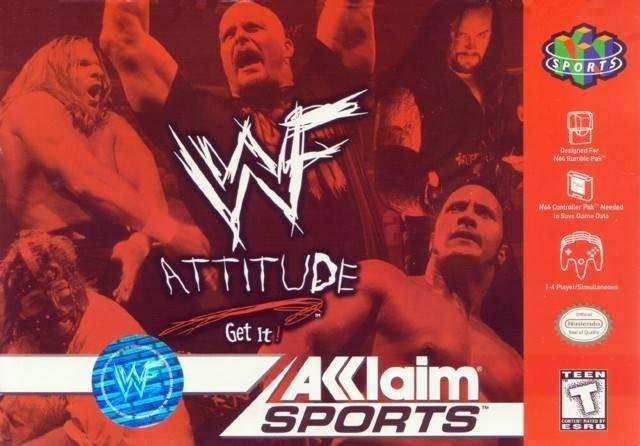 WWF Attitude (Nintendo 64) - Game Manual Only