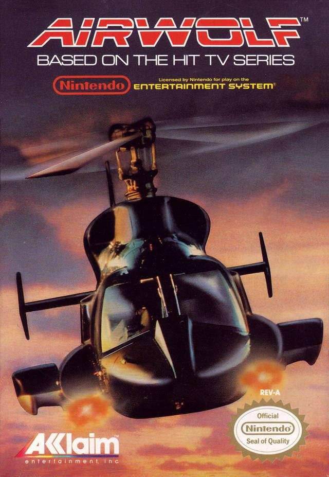 Airwolf (Nintendo NES) - Game Manual Only