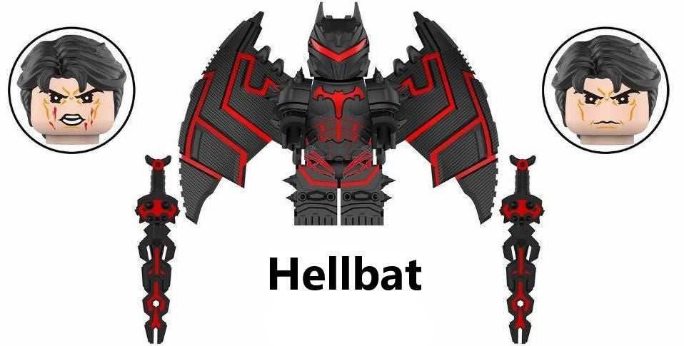 Hellbat Custom Minifigure – The Dark Knight’s Ultimate Armor! -
