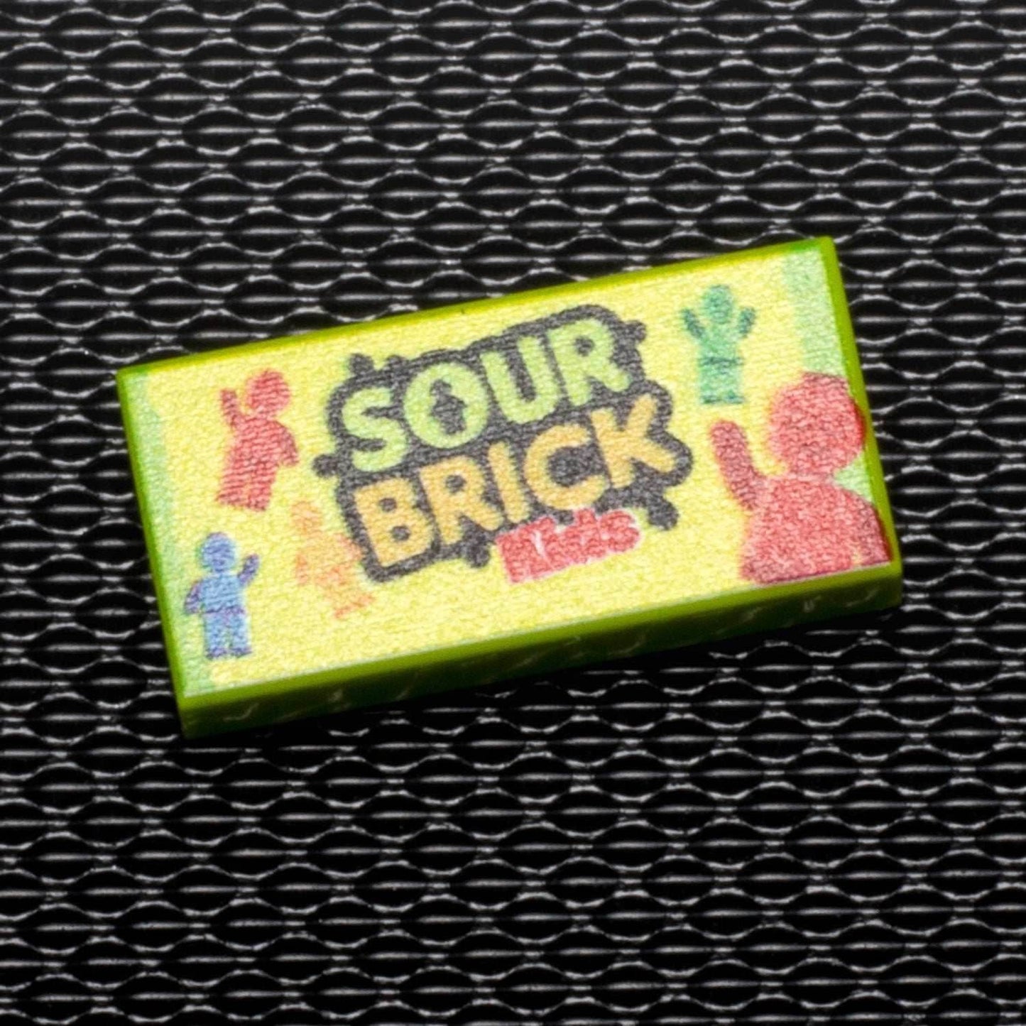 Sour Brick Kids - Custom Printed 1x2 Tile -