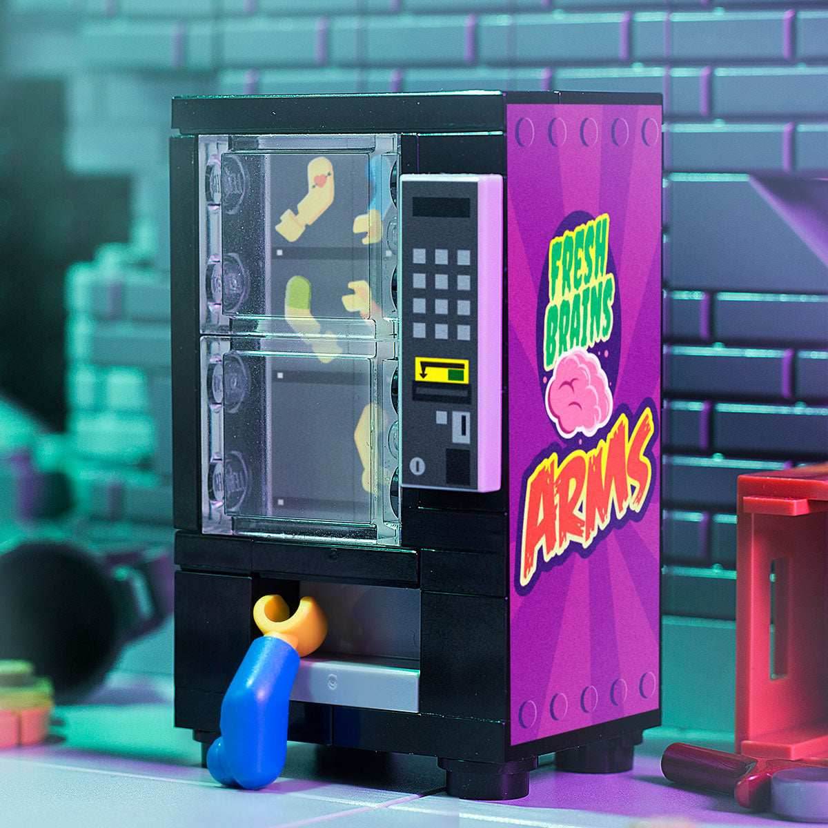Fresh Brains (Arms Only) - B3 Customs Zombie Vending Machine made using LEGO parts -