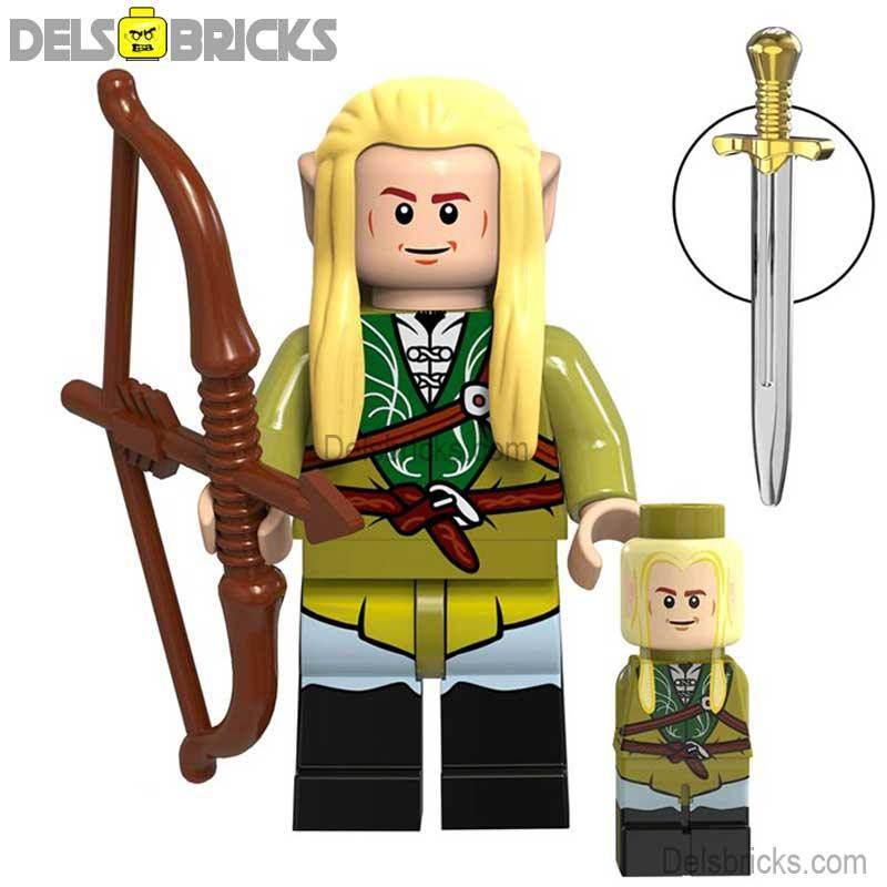 Legolas from Lord of The Rings Lego Minifigures Custom Toys -