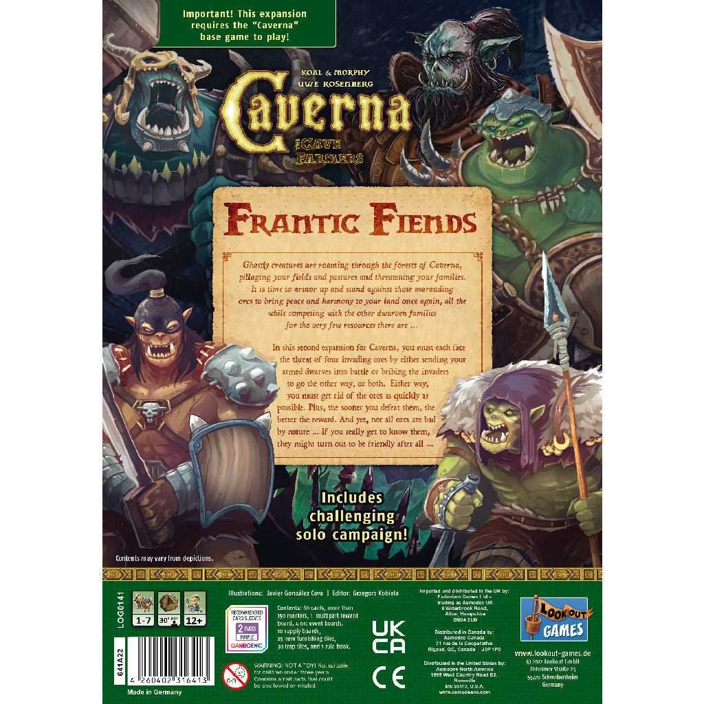 Caverna: The Cave Farmers - Frantic Fiends -