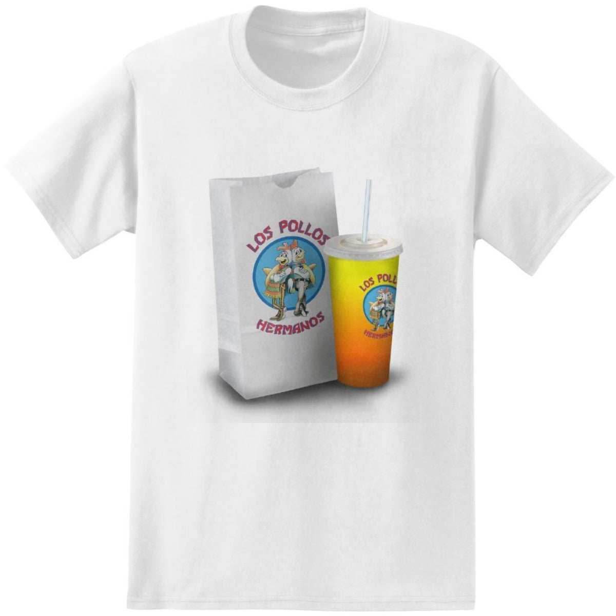 Los Pollos Hermanos Food Bag White T-Shirt - S