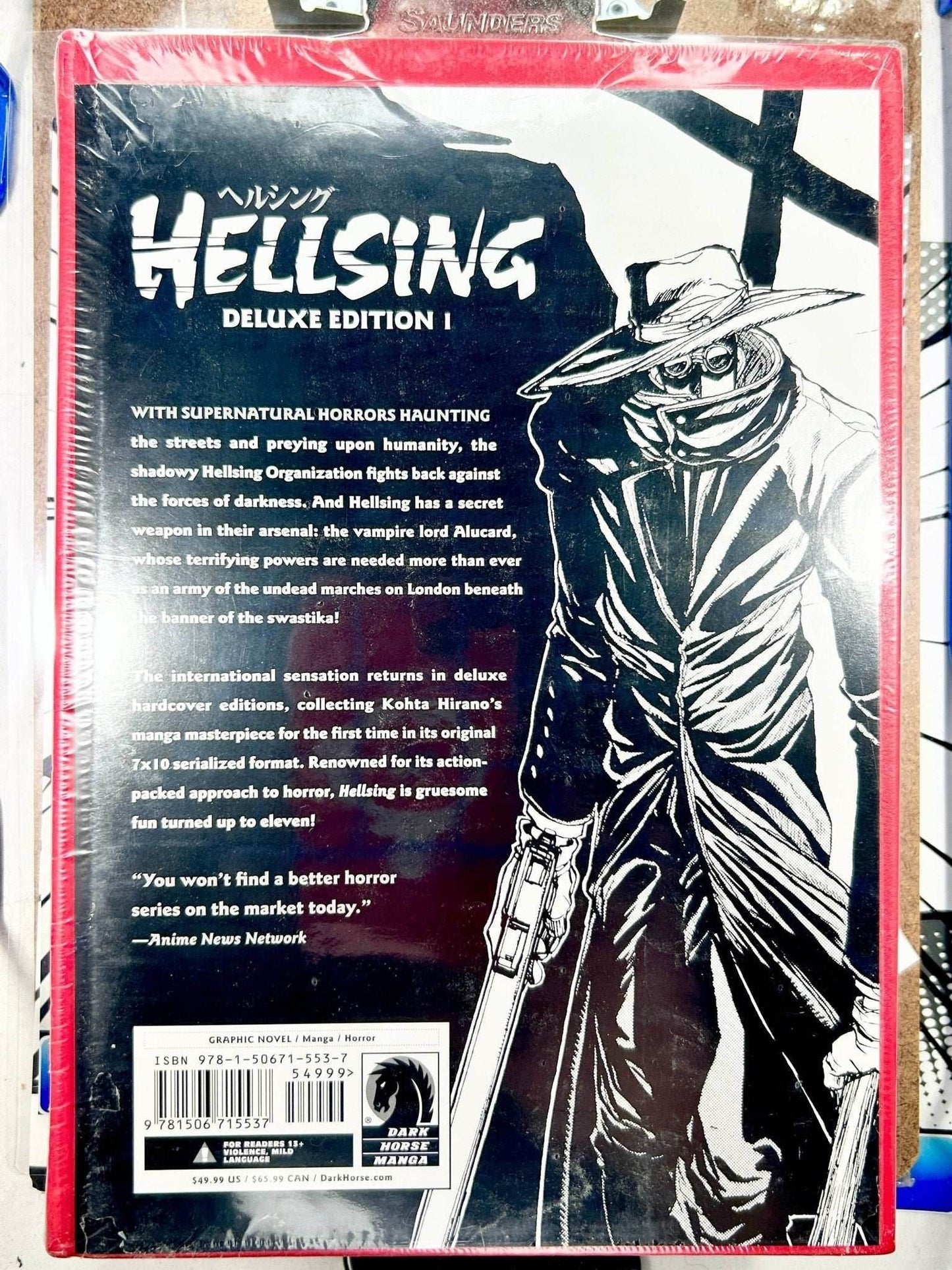Hellsing Deluxe Hardcover Vol 1 Brand New Sealed -