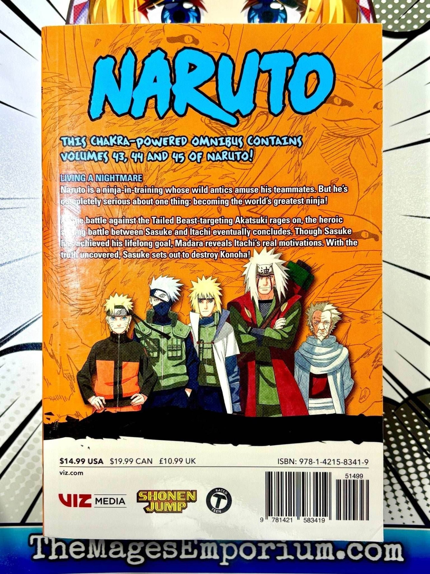 Naruto Vol 43-45 Omnibus -
