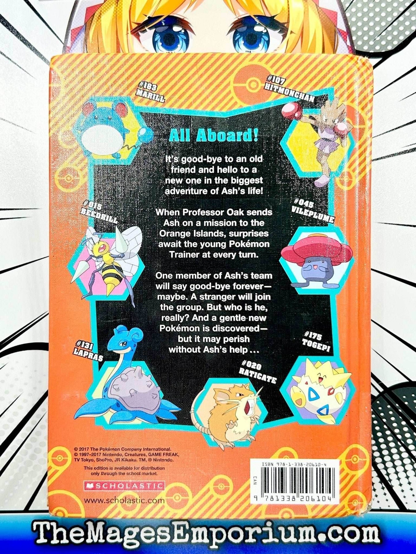 Pokemon Journey To The Orange Islands Hardcover Ex Library -