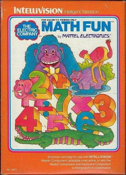 Math Fun (Intellivision) - Game Manual Only