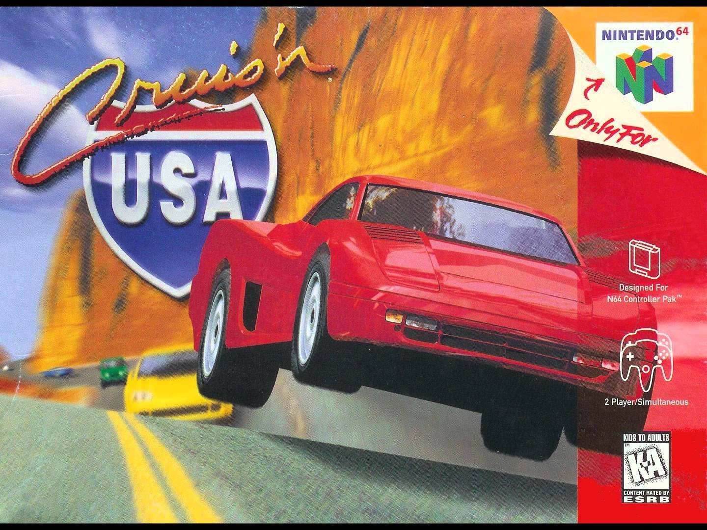 Cruis'n USA (Nintendo 64) - Game Manual Only