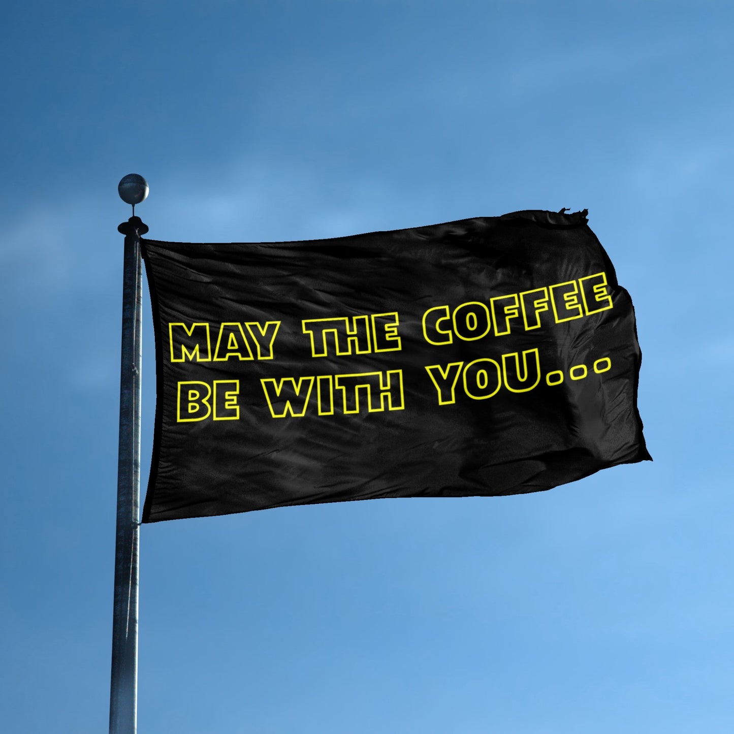 Star Wars: May The Coffee Be With You Flag