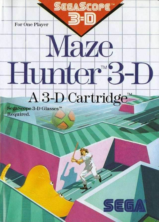 Maze Hunter 3D (Sega Master System) - Game Manual Only