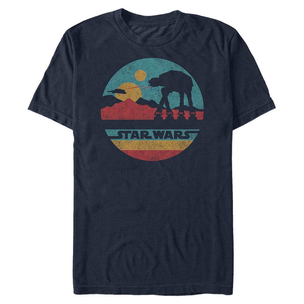 Men's Star Wars At At Mountain T-Shirt - NAVY / 3XL