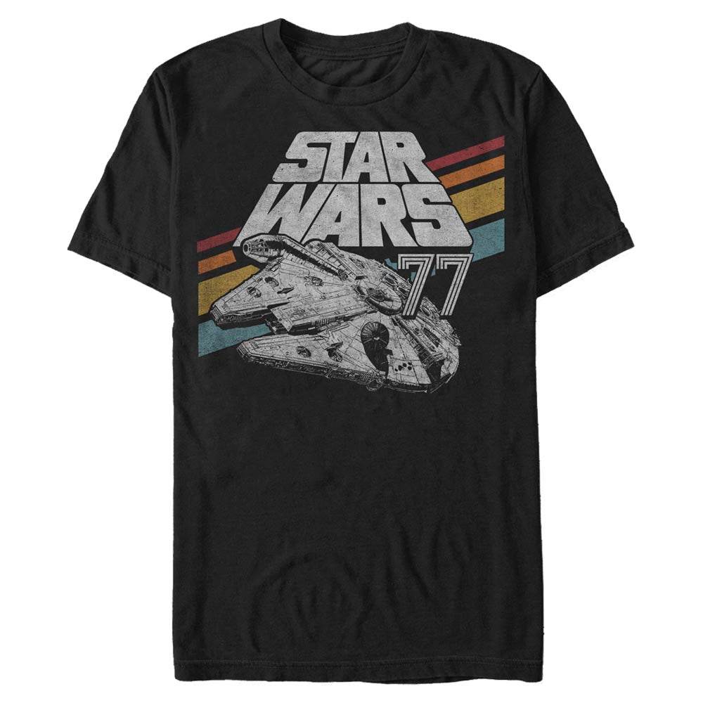 Men's Star Wars Awesome 77 T-Shirt - BLACK / 3XL