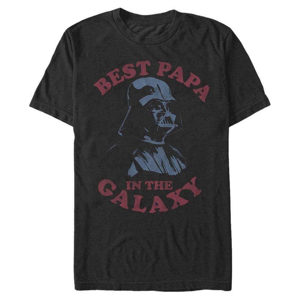 Men's Star Wars Best Papa T-Shirt - BLACK / 3XL