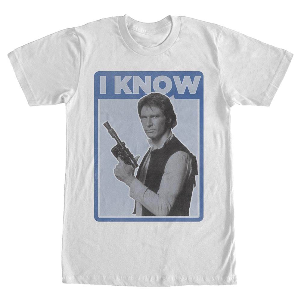 Men's Star Wars Han Love T-Shirt - WHITE / 3XL