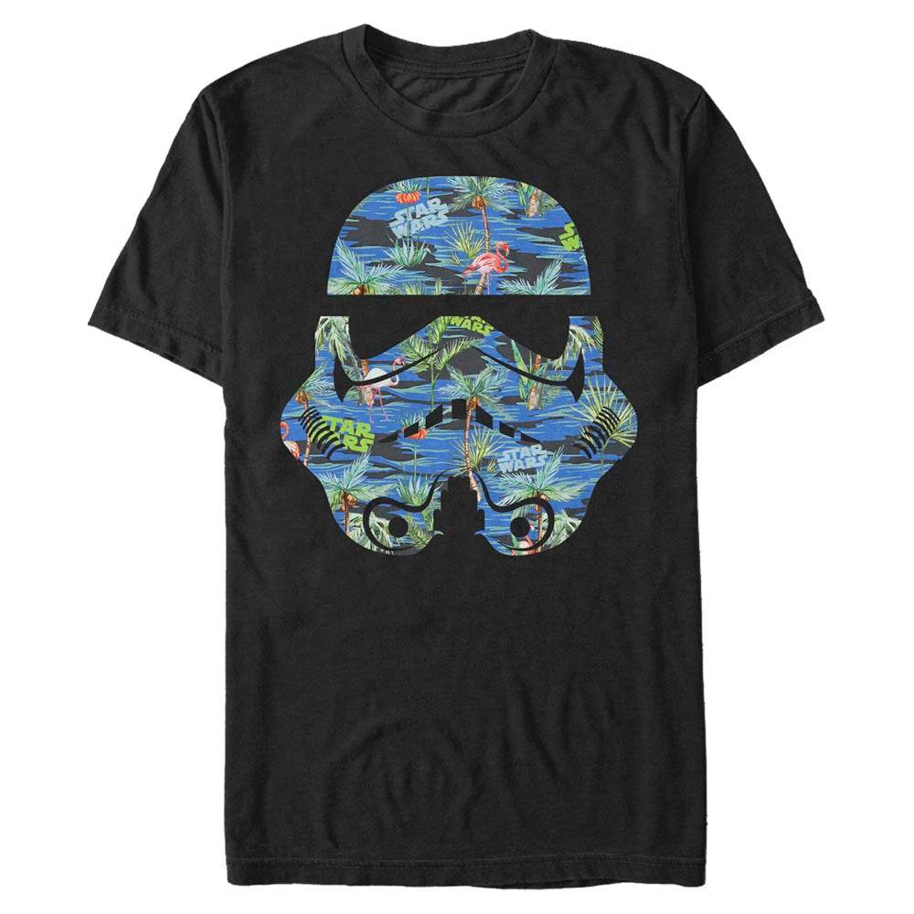 Men's Star Wars Hula Helmet T-Shirt - BLACK / 3XL