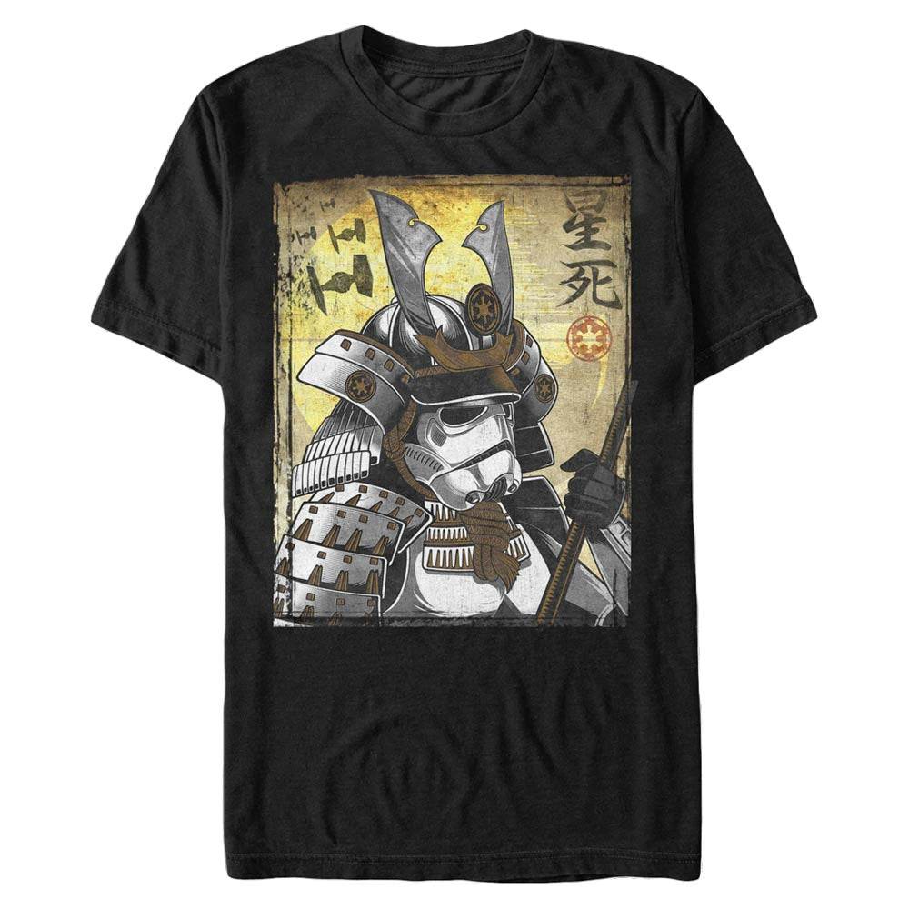 Men's Star Wars Samuai Trooper T-Shirt - BLACK / 3XL