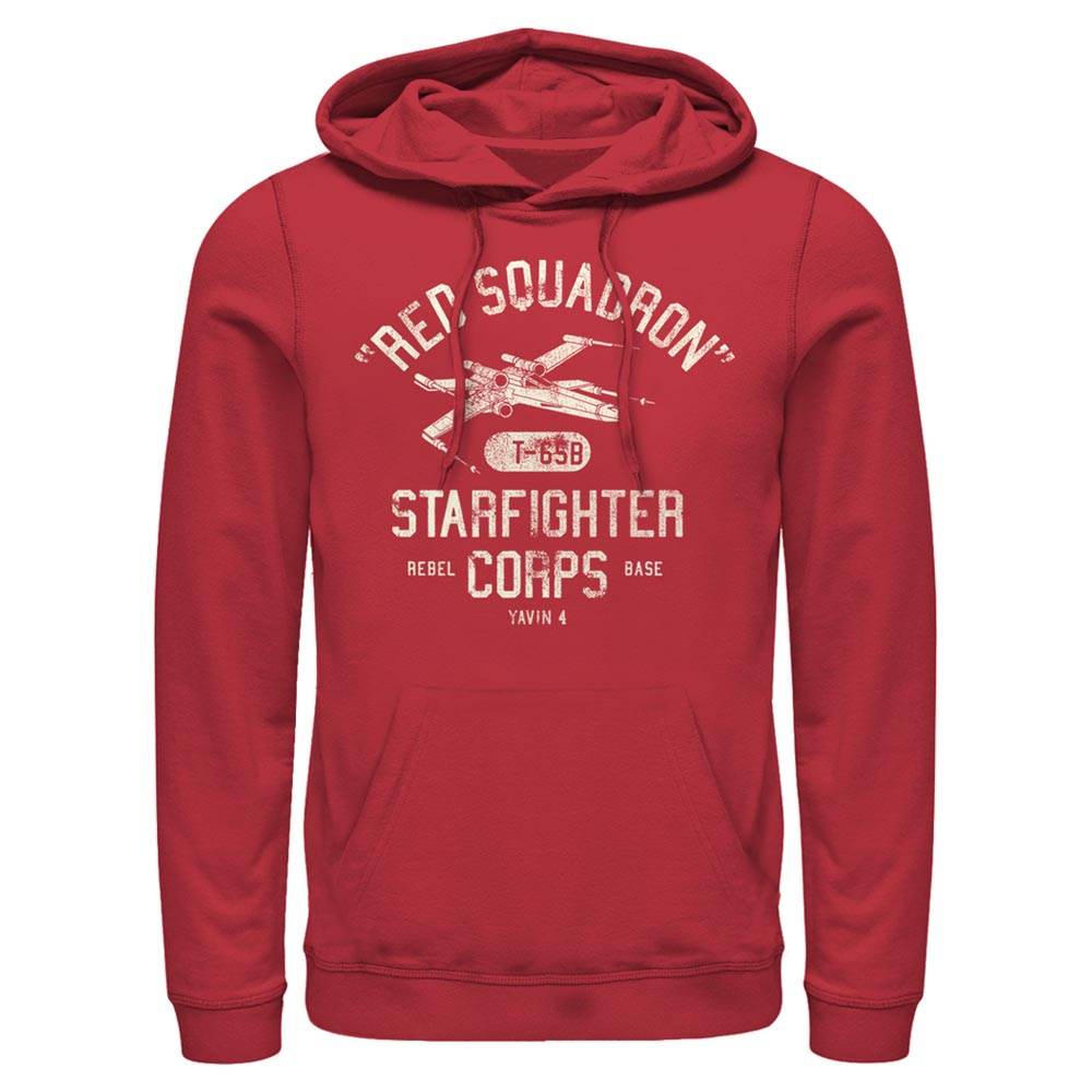 Men's Star Wars Starfighter Corps Lightweight Hoodie - RED / S