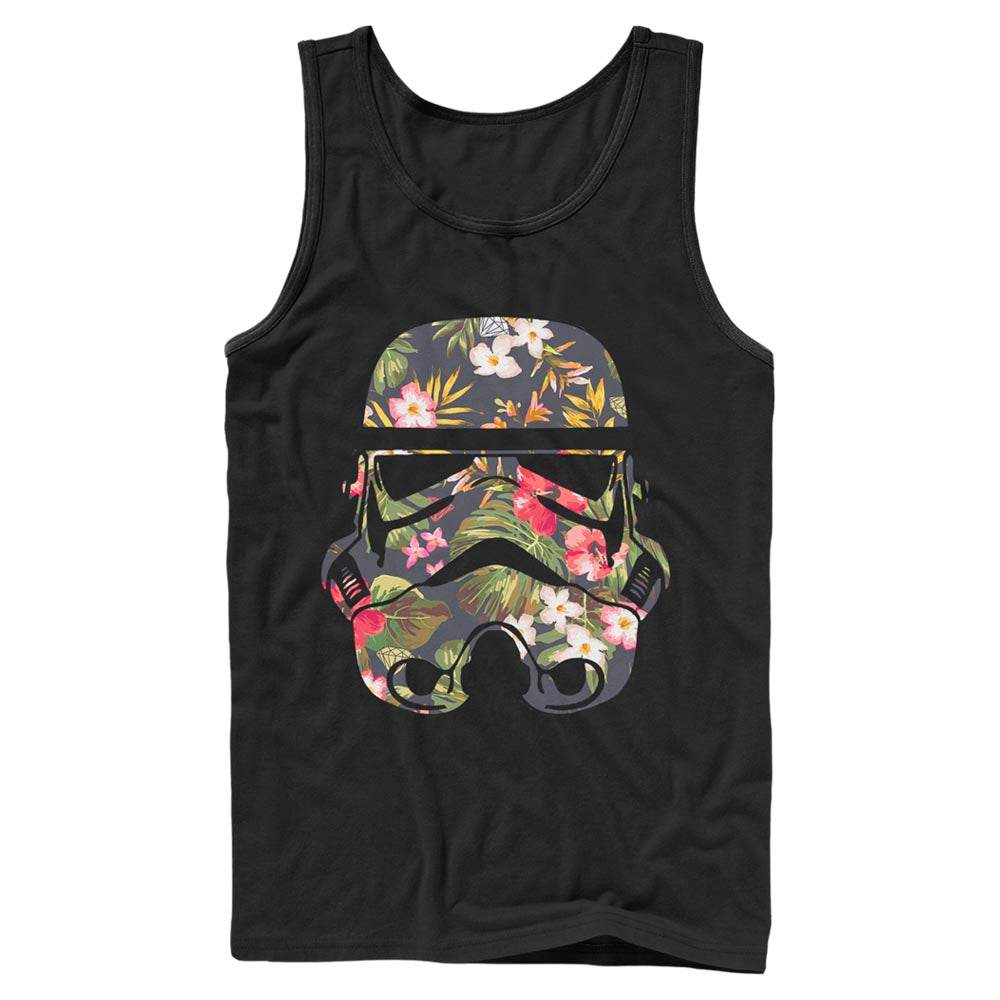 Men's Star Wars Storm Flowers Tank Top - BLACK / S